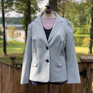 Beautiful pale blue Kasper 2 button blazer